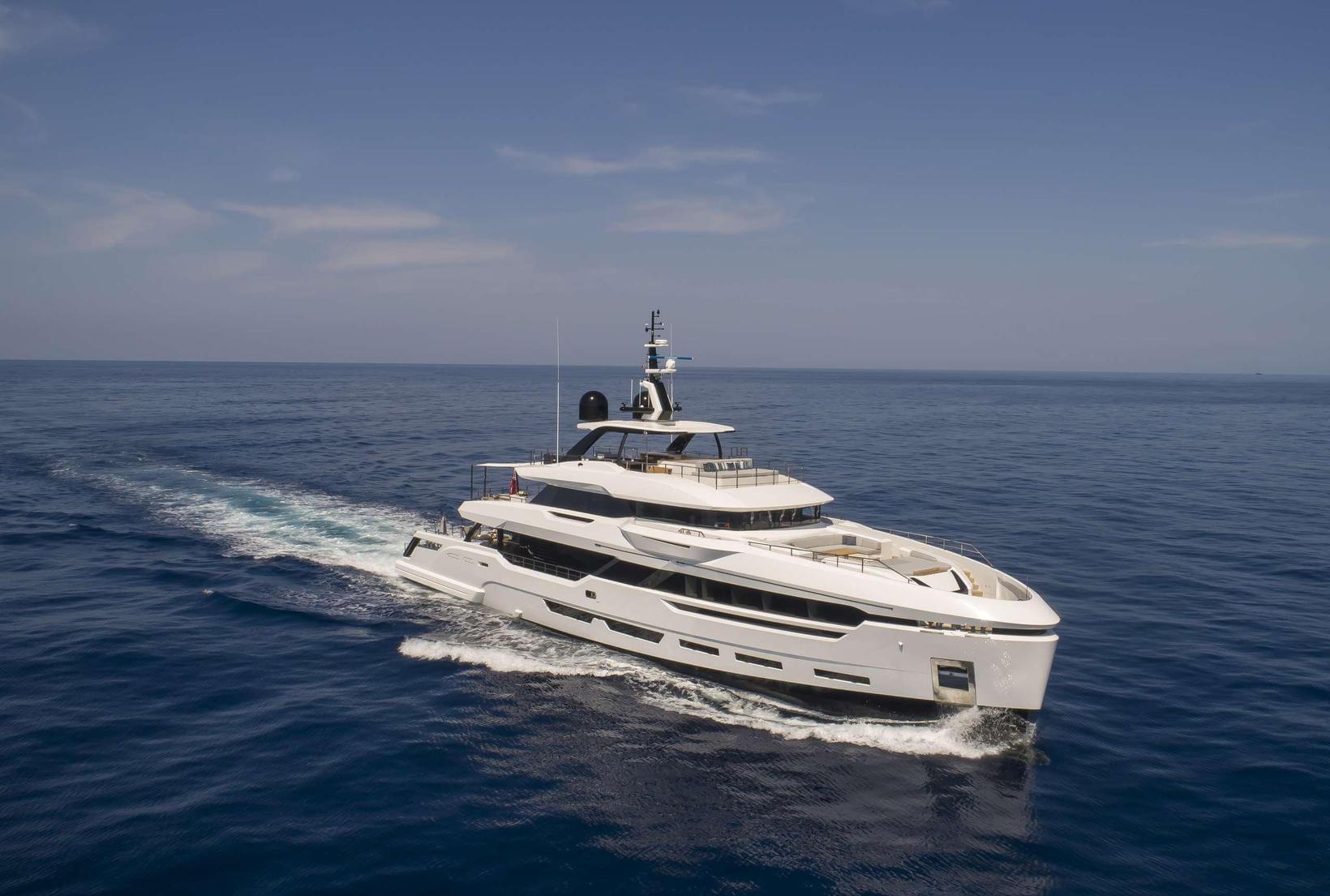 Baglietto proudly announces acquisition of ninth order in the Dom line: sold Dom133 hull no. 10256