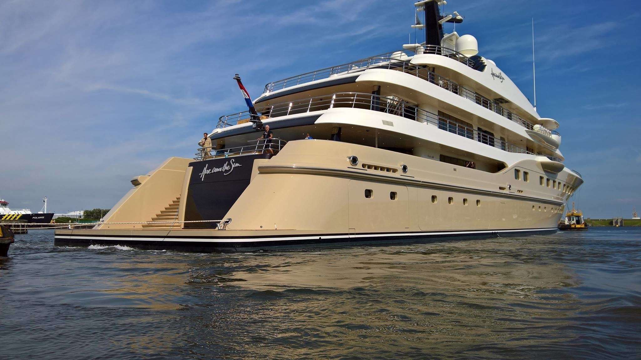 motor yacht here comes the sun for sale