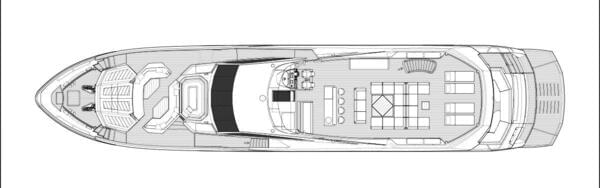<b>Планы палуб</b>  Sunseeker 120 Yacht 