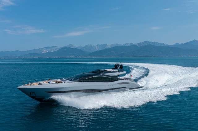The fifth Mangusta 104 REV hits the water