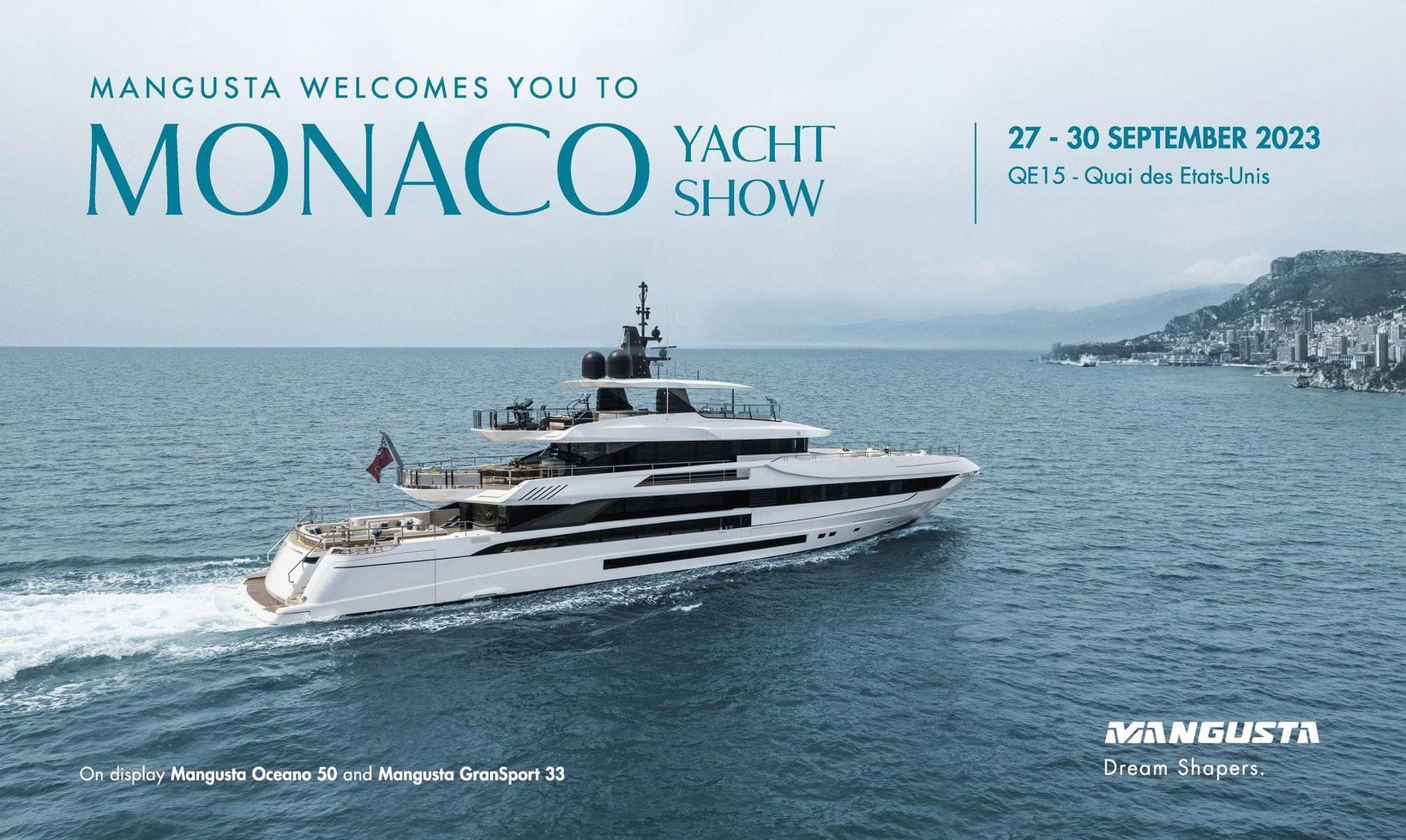 Mangusta at Monaco Yacht Show 2023